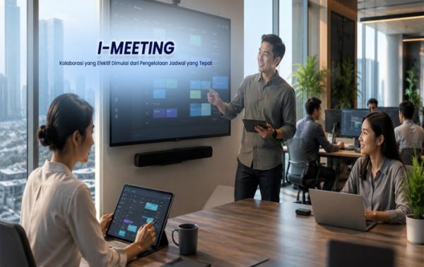 Kolaborasi Kerja Hybrid Lebih Efektif, I-Meeting Jadi Solusi untuk Kelola Jadwal Rapat