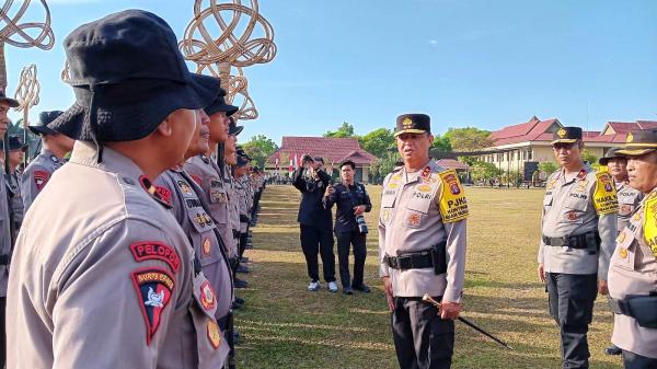 Polda Kalteng Gelar Apel Operasi Aman Nusa II 2026, Pastikan Personel Siap Tangani Karhutla