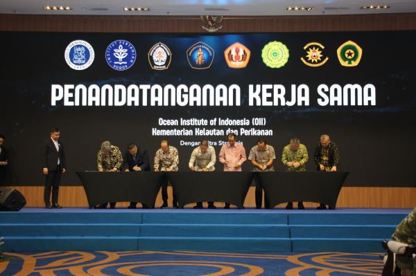 Enam Menteri Luncurkan Ocean Institute of Indonesia Milik KKP