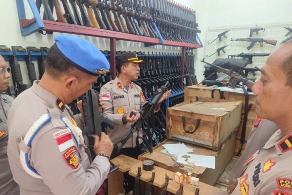 Polres Aceh Selatan Gelar Gaktibplin, 50 Personel Jalani Tes Urine dan Pemeriksaan Senjata Api