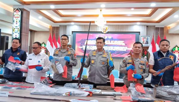 9 Pelaku Pembunuhan Tiga Polisi di Katingan Ditangkap, Polda Kalteng Masih Buru 4 DPO