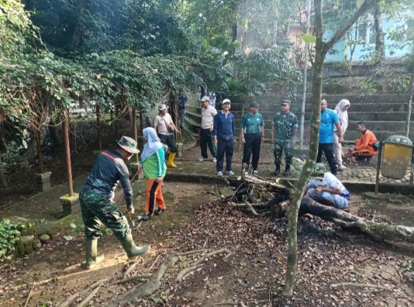 Sambut HUT Ke-1 Kodam XXI/Radin Inten, Kodim 0423/BU  Bersama Lintas Instansi Sulap Hutan Kota Arga