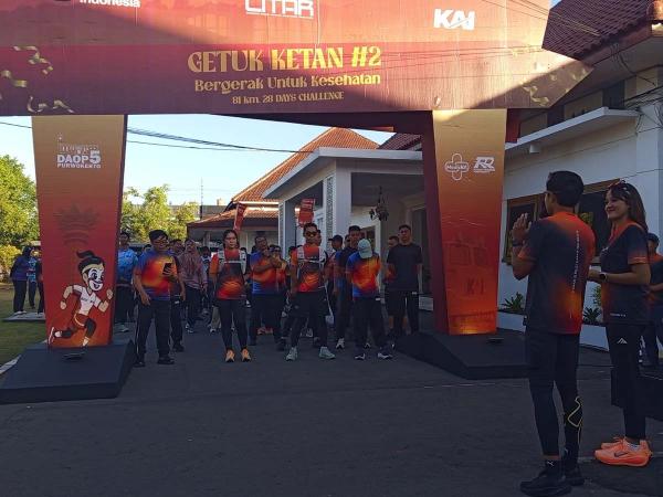 Gelar Getuk Ketan untuk Terapkan Pola Hidup Sehat dengan Lari dan Jalan Cepat
