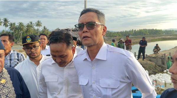 T A Khalid Apresiasi Refocusing Anggaran KKP untuk Percepat Pemulihan Tambak Pascabencana di Aceh