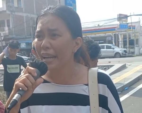 Tangis Ibu Pecah di Depan Polda Sumut, Sebut Laporan KDRT Mandek Hampir 2 Tahun