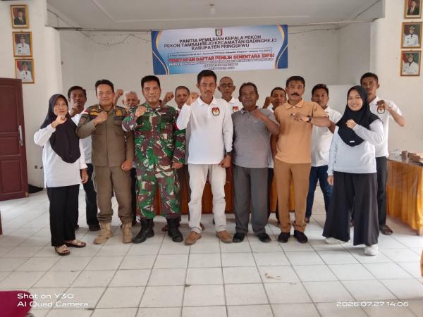 Pilkakon Tambahrejo Bersiap, Daftar Pemilih Sementara Resmi Diumumkan