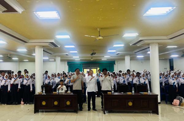 Ratusan Anggota PMR Ikuti Latihan Gabungan dan Uji Tanda Kecakapan 