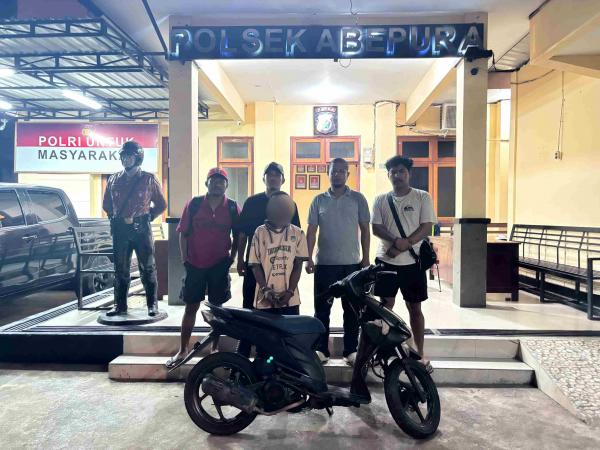 Polsek Abepura Bekuk Pelaku Curanmor, Barang Bukti Disita