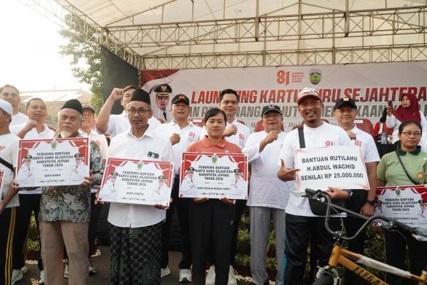 Kartu Guru Sejahtera Diluncurkan, Rp 21,1 M Dikucurkan untuk 15.120 Guru Lintas Lembaga di Jepara
