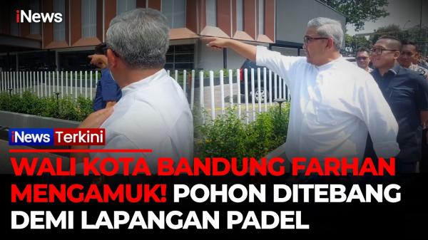 Viral Wali Kota Bandung Farhan Murka, Ancam Segel Lapangan Padel Gegara Tebang 10 Pohon Tua