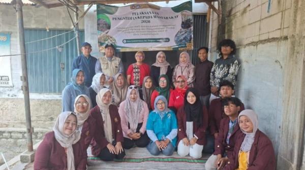 Terapkan Pertanian Terpadu, Mahasiswa Bersama KWT PEKKA Perkuat Ketahanan Pangan di Telagasari