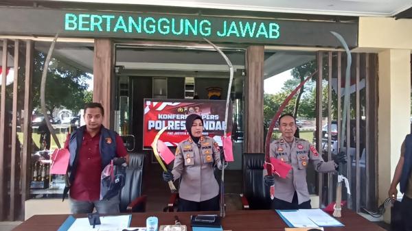 Polres Kendal Gagalkan Dua Rencana Tawuran, Pelaku dan Senjata Tajam Diamankan