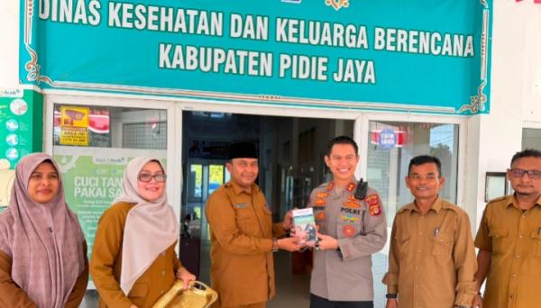 Bukan Sekadar Silaturahmi, Kapolres Pidie Jaya Bawa Misi Perkuat Layanan Kesehatan Warga