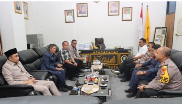 Kapolres Pringsewu Sambangi DPRD, Sinergi Jaga Kamtibmas Diperkuat