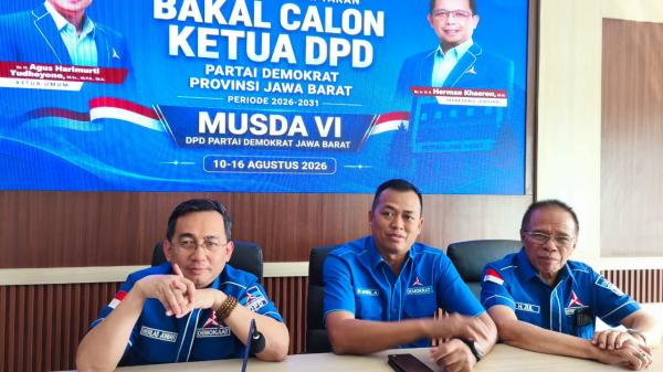 Pendaftaran Ditutup 16 Agustus, Siapa Berani Tantang Anton di Musda Demokrat Jabar?