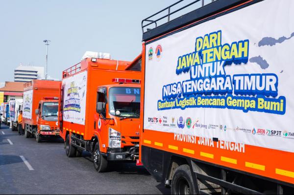 Misi Kemanusiaan Jateng untuk Korban Gempa NTT, Terjunkan 16 Personel dan Ribuan Paket Logistik