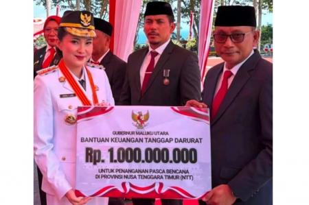 Peduli Korban Gempa Flores  Gubernur Maluku Utara Salurkan Rp1 Miliar untuk Korban Bencana