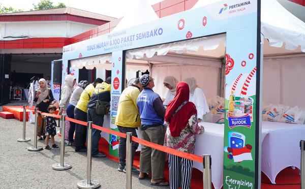 Aktivasi Kemerdekaan dan Tebus Murah Sembako di 7 SPBU Jateng-DIY Warnai Perayaan HUT Ke-81 RI