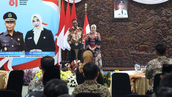 Mohamad Rohmadi Resmi Jabat Kajari Bojonegoro, Bupati Wahono Dorong Sinergi Penegakan Hukum
