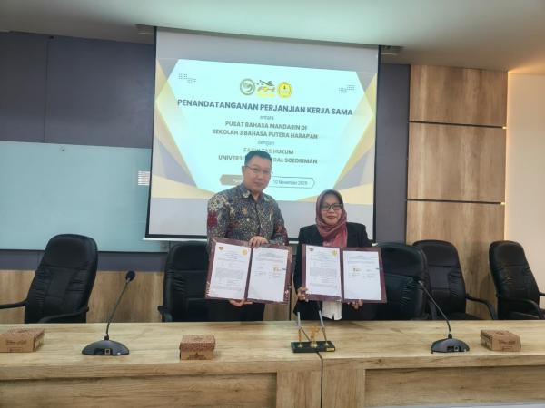 Kelas Kompetensi Mandarin Dibuka bagi Calon Sarjana Hukum Unsoed