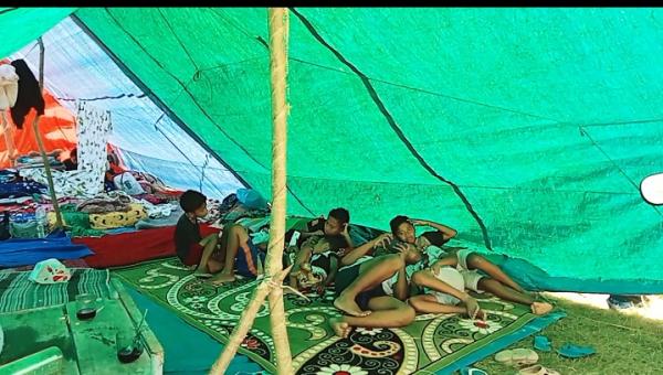Enam Hari di Tenda, Warga Kambe Menunggu Bantuan Pemerintah di Tengah Trauma Gempa Susulan