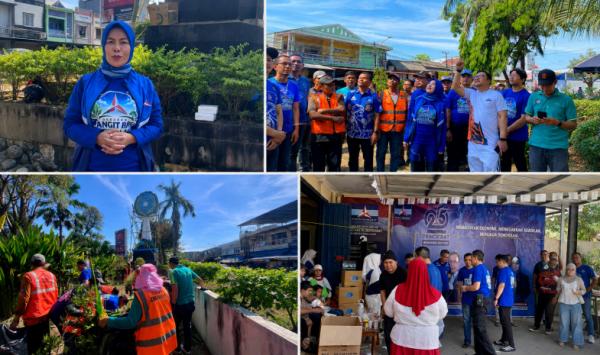Demokrat Gowa Turun ke Masyarakat, Gerakan Indonesia Asri Warnai HUT RI dan HUT Partai ke-25
