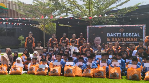 OVI Garut Berbagi Santunan Sebelum Bertolak ke Jambore Nasional di Leuwikeris