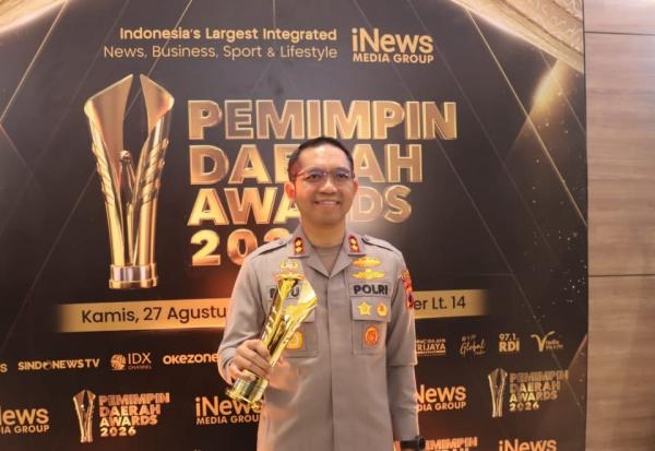 Kapolres Tegal Raih Apresiasi Pemimpin Daerah Awards 2026 Kategori Pelayanan Publik
