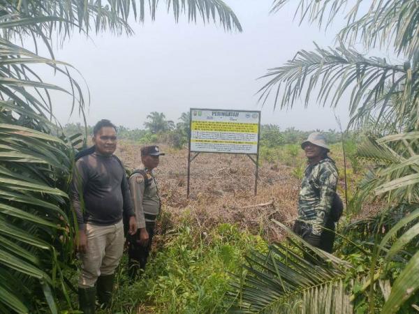 Polda Riau Segel Lokasi Karhutla, Pastikan Tidak Ada Aktivitas Ilegal