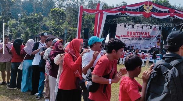Ribuan Warga Sentul City Bogor Tumpah Ruah Padati Puncak Acara Semarak HUT ke-81 Kemerdekaan RI