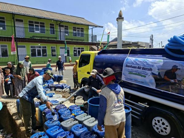 132 Ribu Liter Air Bersih Mengalir ke Enam Desa di Tengah Kekeringan Pemalang