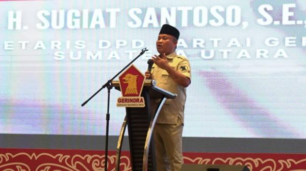 Kader Gerindra Sumut Diminta Jangan Biarkan Presiden Prabowo Berjalan Sendiri