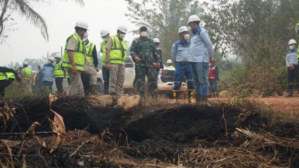 Tim Gabungan Terjunkan 60 Personel Pemadam Bersertifikat Atasi Karhutla di Mempawah