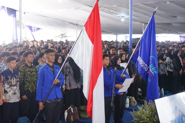 Dari 15 Provinsi, 2.439 Mahasiswa Baru UBP Karawang Ikuti PKKMB 2026