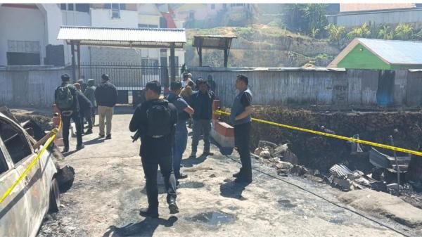 Ungkap Penyebab Kebakaran Pasar Paniai, Tim Labfor dan DVI Polda Papua Diturunkan