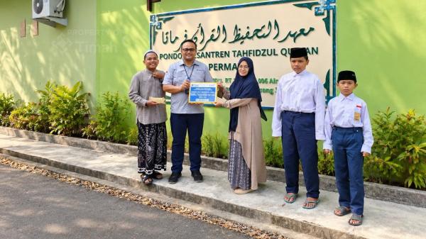 PT Timah Bantu Pengembangan Ruang Belajar Pesantren Tahfizhul Qur’an Permata Belitung
