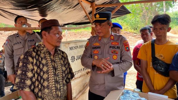 Polisi Imbau Tambang Ilegal di DAS Kampak Bangka Barat Dihentikan