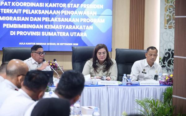 KSP Apresiasi Inovasi Imigrasi Sumut dalam Perkuat Pengawasan dan Cegah TPPO 