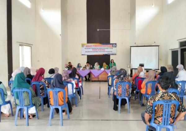 Kader Jadi Ujung Tombak Pelayanan, Pekon Sriwungu Gelar Pelatihan