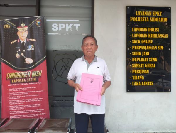 Diduga Tipu Petani Soal Lahan Sawah, Oknum Perangkat Desa di Sidoarjo Dilaporkan ke Polresta