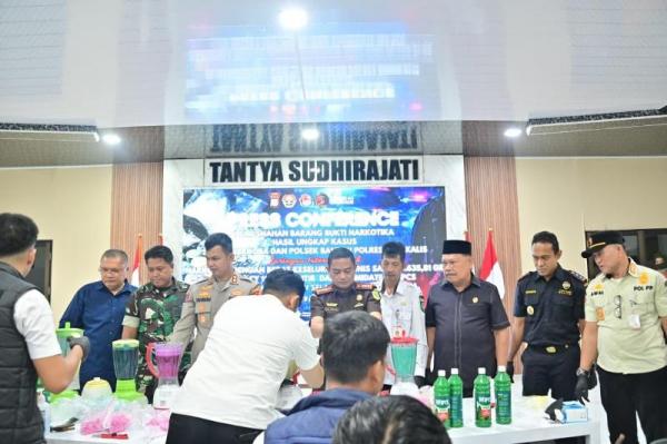 Polres Bengkalis Musnahkan Narkoba Rp80 Miliar dari Jaringan Internasional