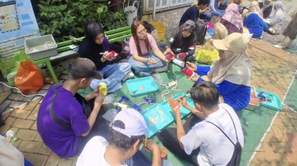 Seru! 50 Anak Berkebutuhan Khusus Belajar Kelola Sampah di Sidoarjo, Hasilnya Bikin Kagum
