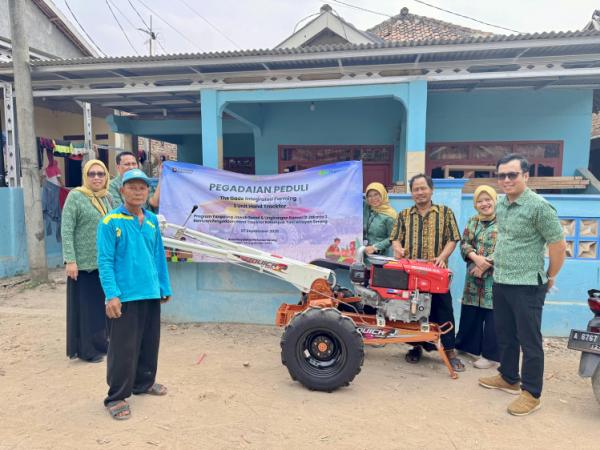 Petani Pandeglang dan Serang Dapat Hand Tractor, Pengolahan Lahan Jadi Lebih Efisien