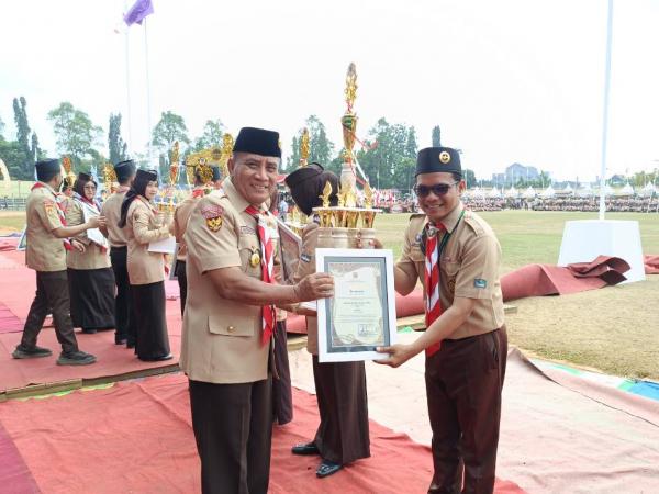 Pembina Kwarcab Grobogan Juara 1 di Kwarda Jateng, Lewat Inovasi Kepramukaan Siap Digital