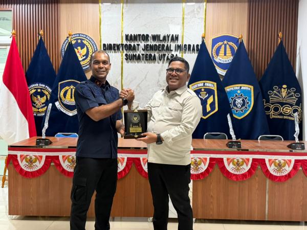 Inovasi Imigrasi Sumut Jadi Perhatian, Kanwil Ditjenim Jambi Lakukan Studi Tiru