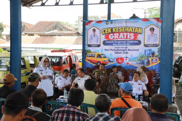 110 Pengemudi dan Juru Parkir Purworejo Jalani Cek Kesehatan Gratis