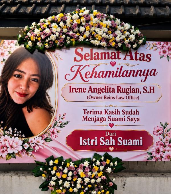 Heboh Karangan Bunga Sebut Pengacara Irene Angelita Hamil di PN Surabaya