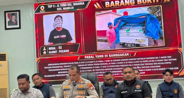 30 Ton Pupuk Subsidi Diselundupkan ke Perkebunan Sawit, Polresta Mamuju Turun Tangan