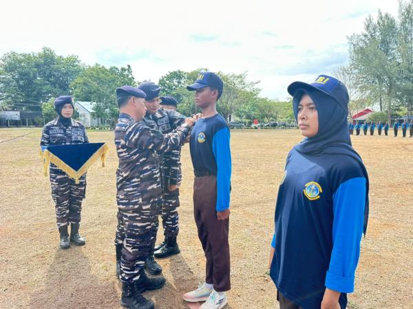 Kodaeral I Gembleng 100 Pelajar Lhokseumawe dalam Persami KKRI, Kobarkan Semangat Patriotisme Bahari