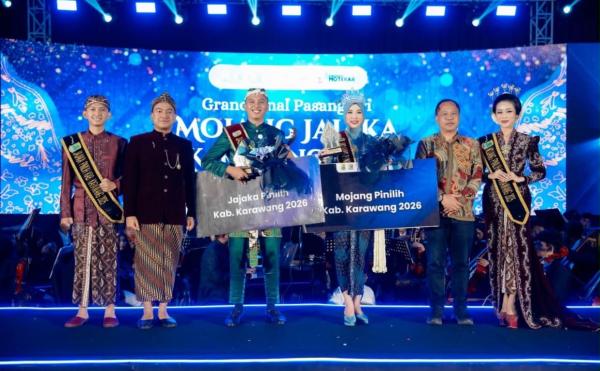 Grand Final Mojang Jajaka Karawang 2026, Bupati Aep : Harus Jadi Duta Promosikan Potensi Karawang